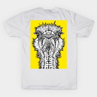 OSTRICH ink portrait T-Shirt